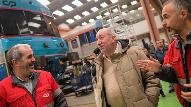 Visita às Oficinas da CP em Guifões